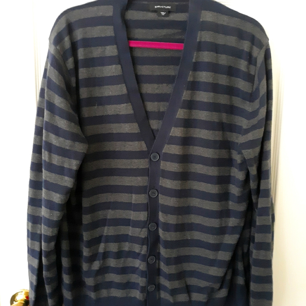 Striped cardigan